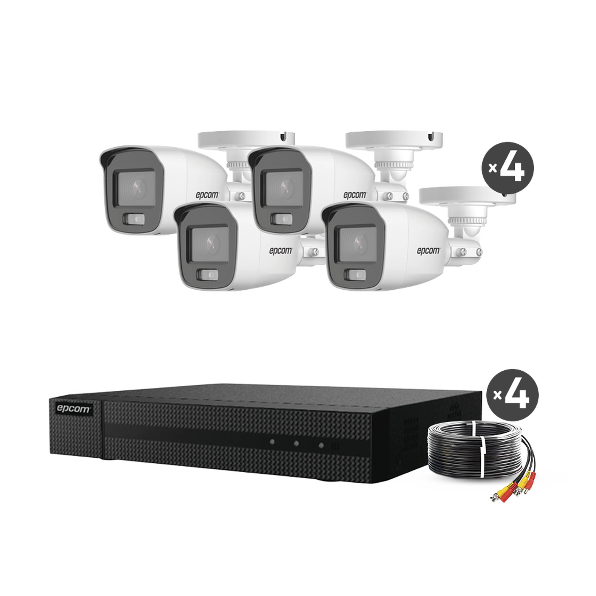 Kit CCTV 4 Cámaras 1080p